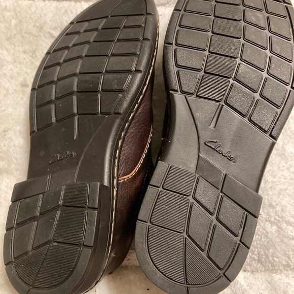 Men's Size 8 Clarks Collection Soft Cushion With Ortholite Loafers Brown - Picture 4 of 11